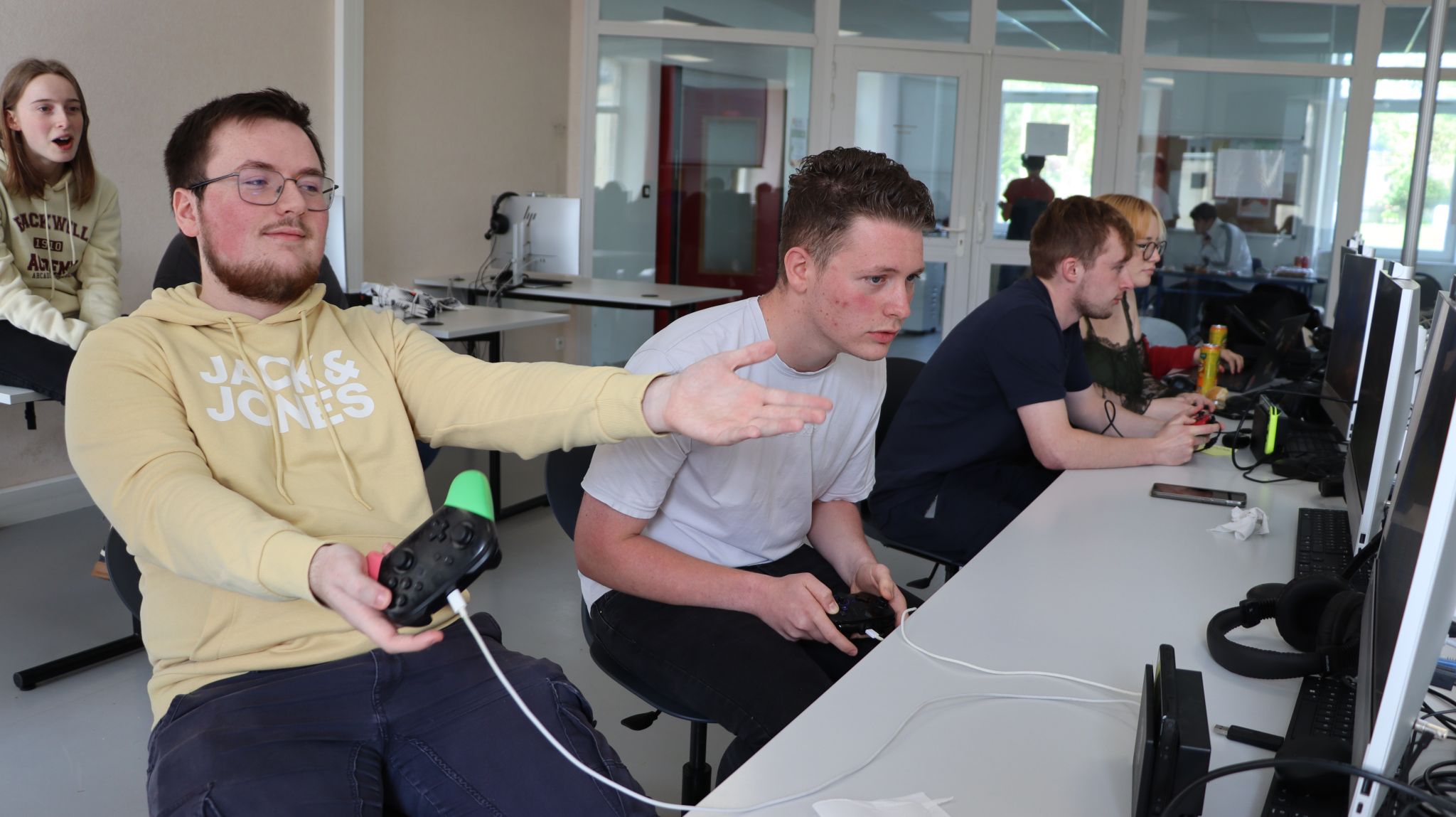 Photograph of Brice Ledanois during a BDE event